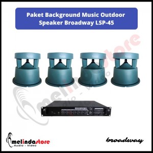 Paket Speaker Outdoor Taman Broadway LSP-45 | 4 Speaker